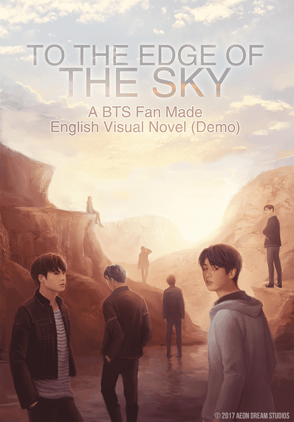To the edge of the sky: La novela visual inspirada en BTS