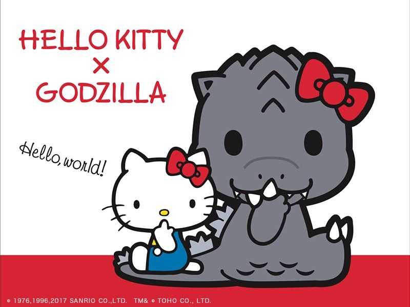 Godzilla llega al mundo de Hello Kitty
