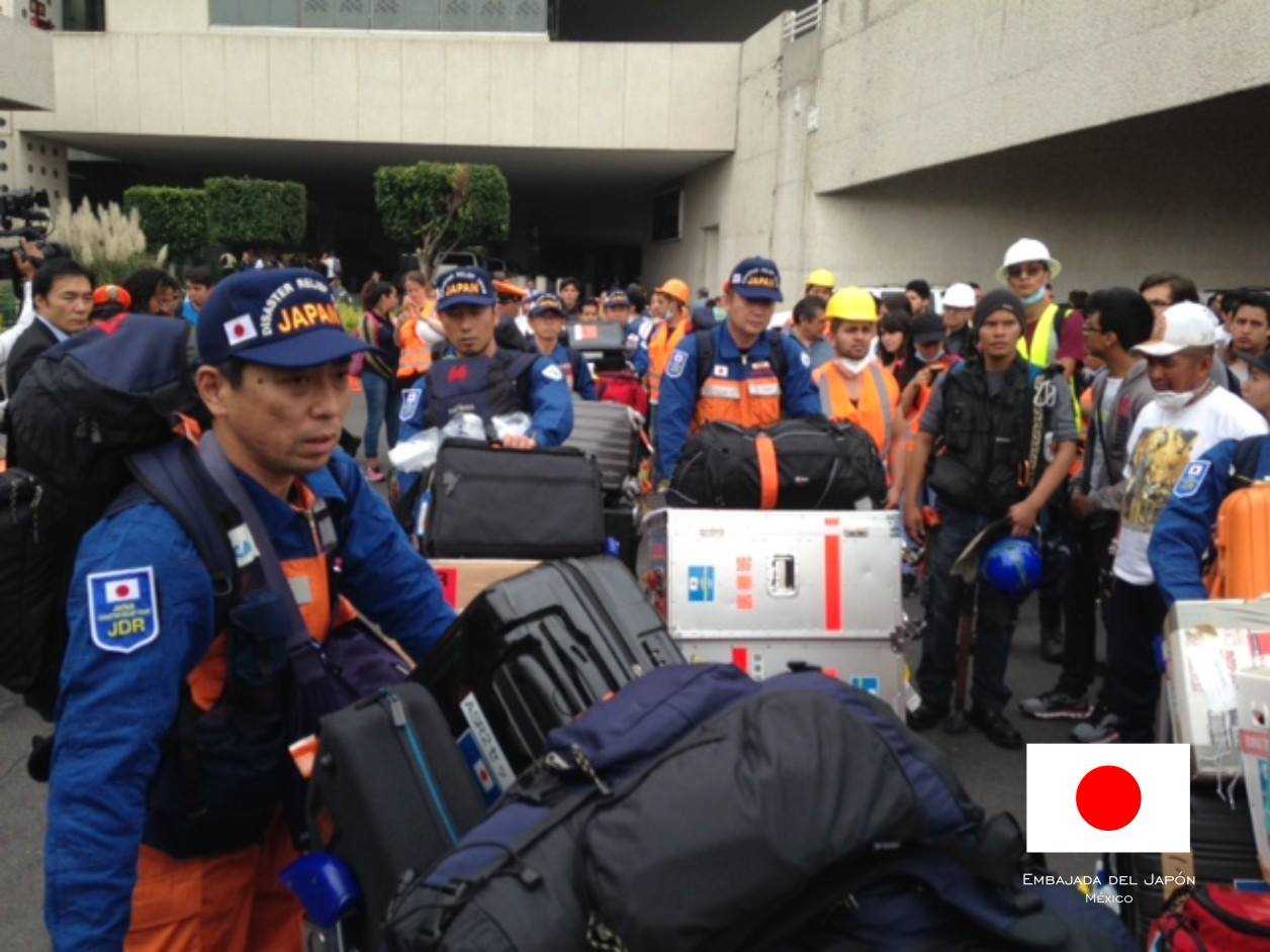 Japón se solidariza con México ante el sismo