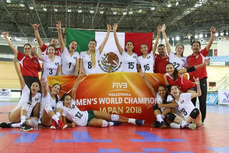 México se clasifica al mundial femenil de voleibol de Japón