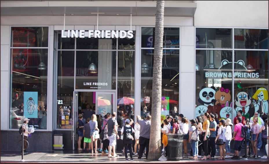 LINE Friends inaugura tienda en Hollywood
