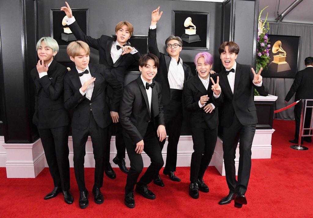 BTS  acapara reflectores en los Grammy Awards 2019