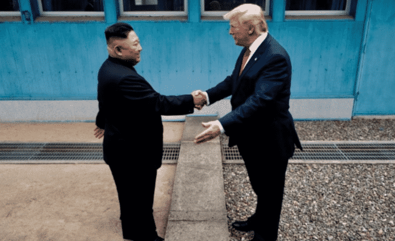 Trump, el primer presidente en pisar suelo norcoreano