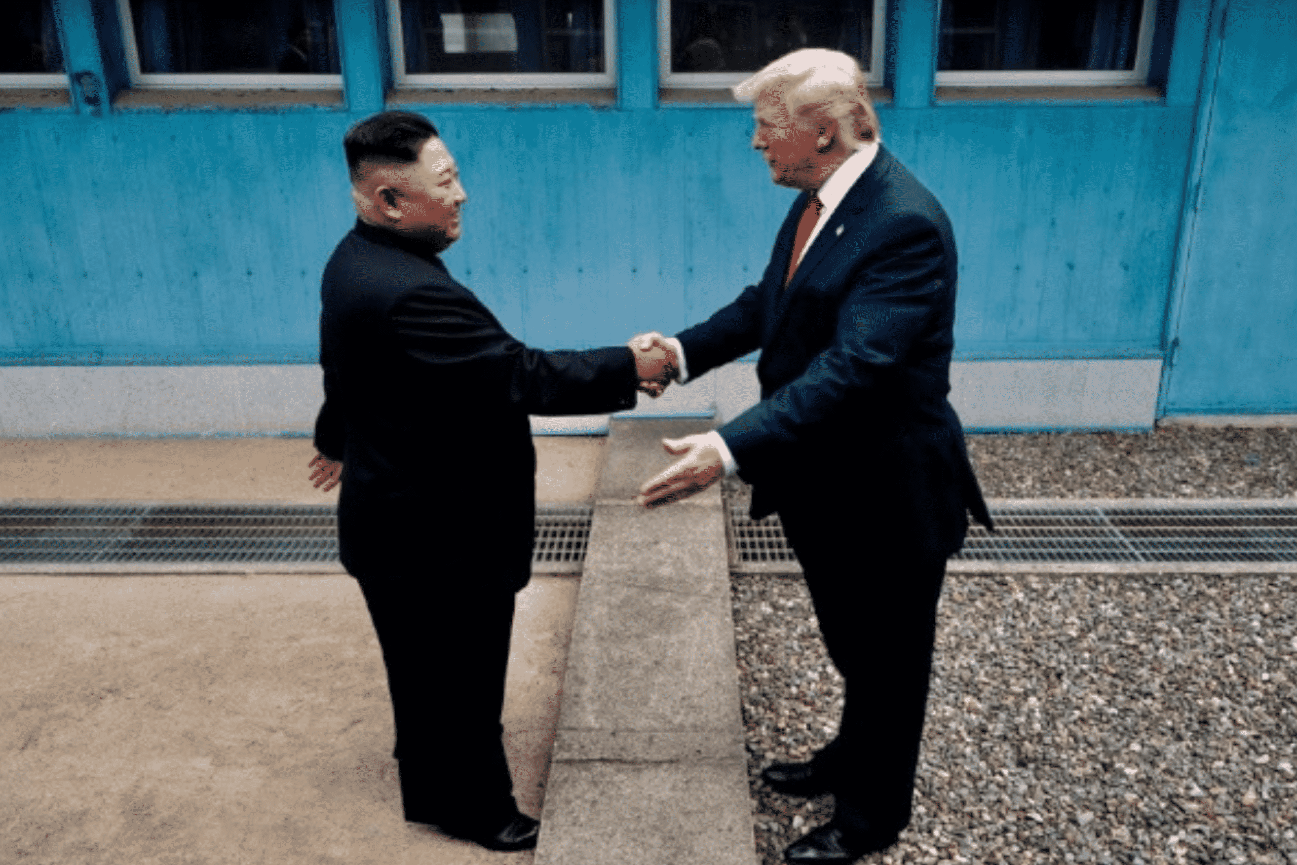 Trump, el primer presidente en pisar suelo norcoreano