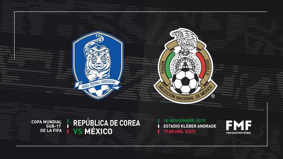 Mundial Sub-17 México y Corea del Sur pelearán pase a semifinales