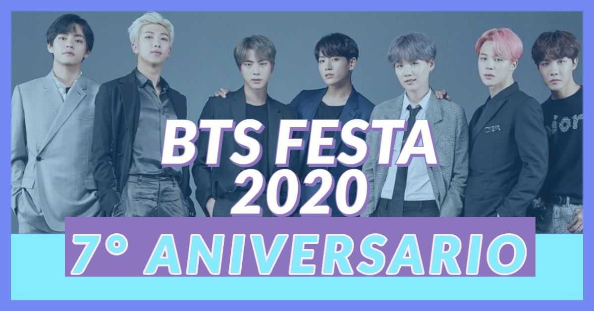 BTS anuncia el FESTA 2020 el festival por su séptimo aniversario