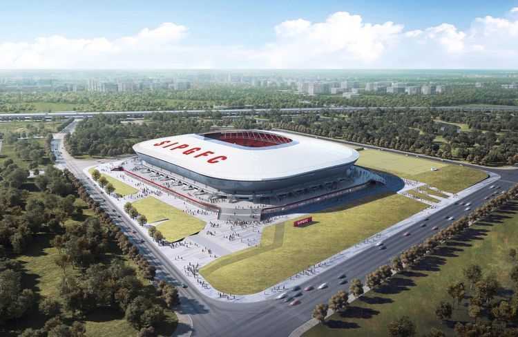 Estadio Pudong: el próximo estadio de fútbol en Shanghái