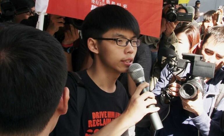 Joshua Wong, el joven activista que desafió a China