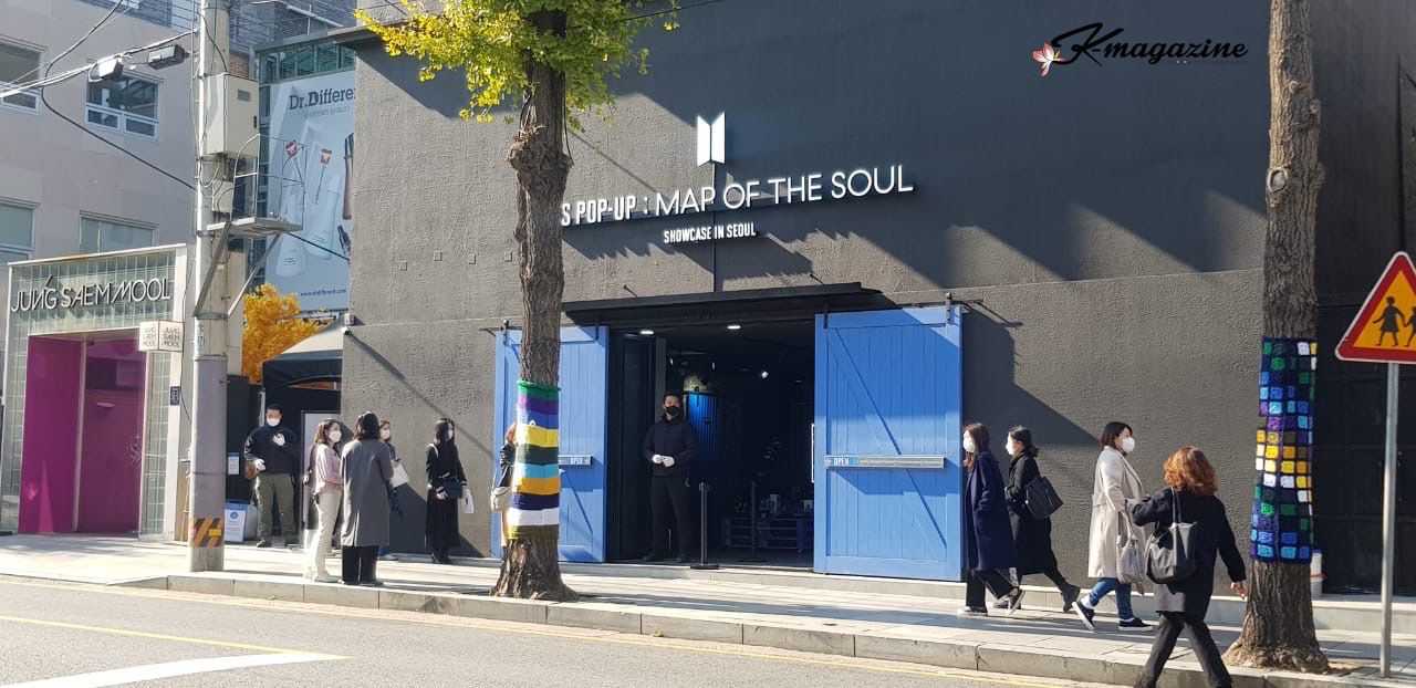 BTS Pop-Up Store en Seúl.