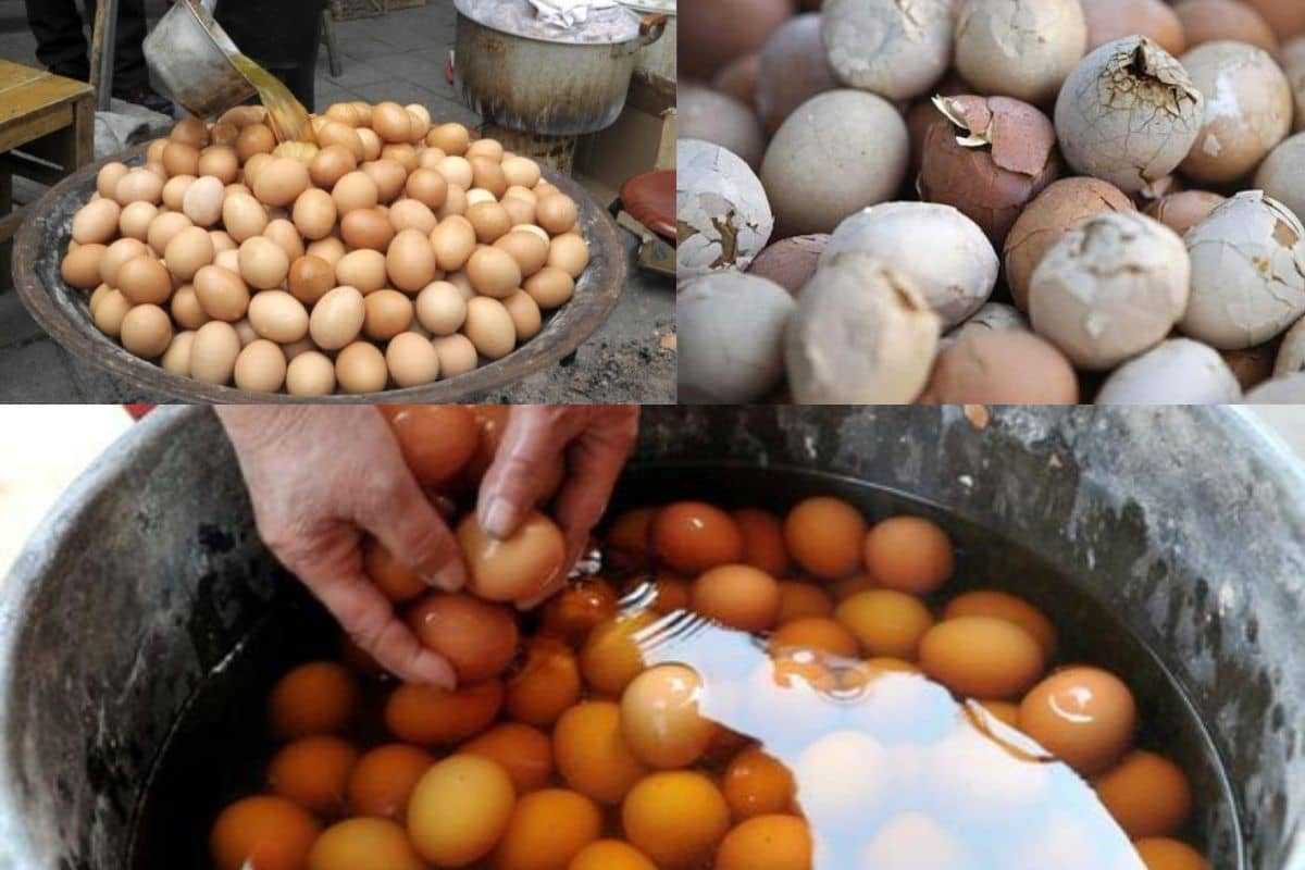 Huevos hervidos en orina: una delicia exótica de la cultura china