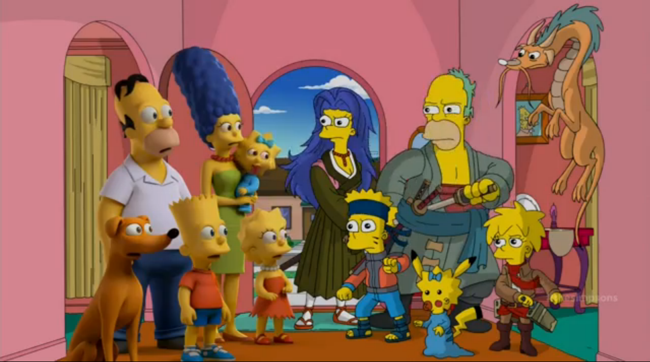 5 referencias de anime en ‘Los Simpsons’