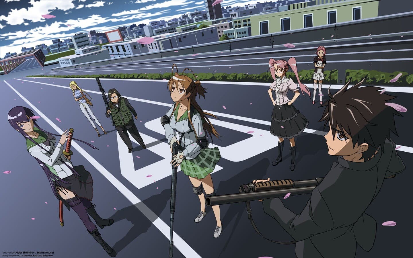 Highschool Of the Dead (HOTD) anime en Netflix