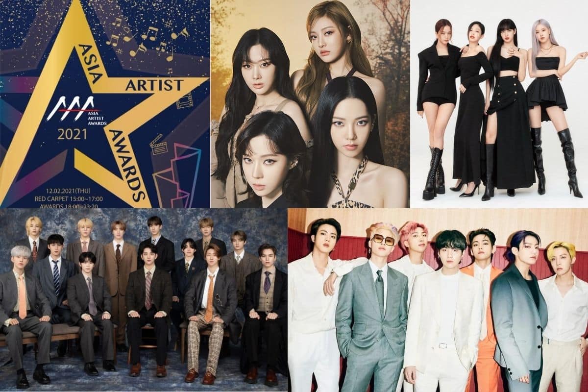 Asia Artist Awards 2021:BTS, BLACKPINK, SEVENTEEN, aespa y más triunfan como ganadores de la noche.