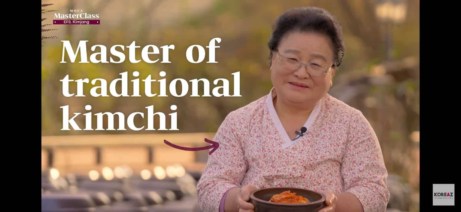 Aprende a preparar kimchi con esta súper Master Class del gobierno de Corea