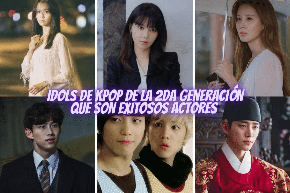 Idols de Kpop de la 2da generación que son exitosos actores 