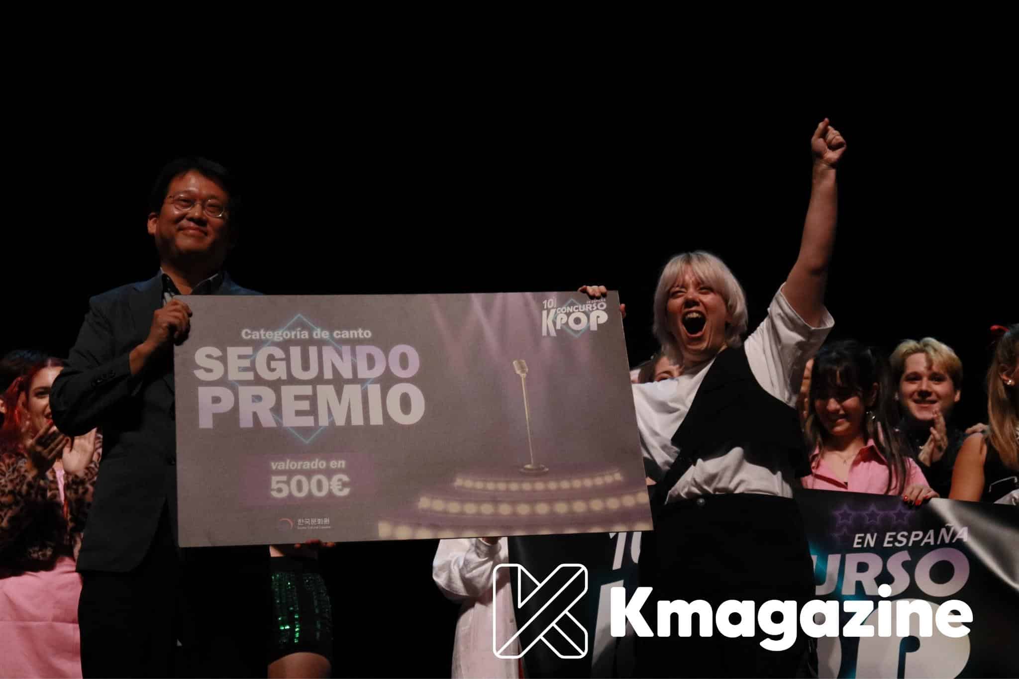 Segundo lugar Canto Concurso Kpop España