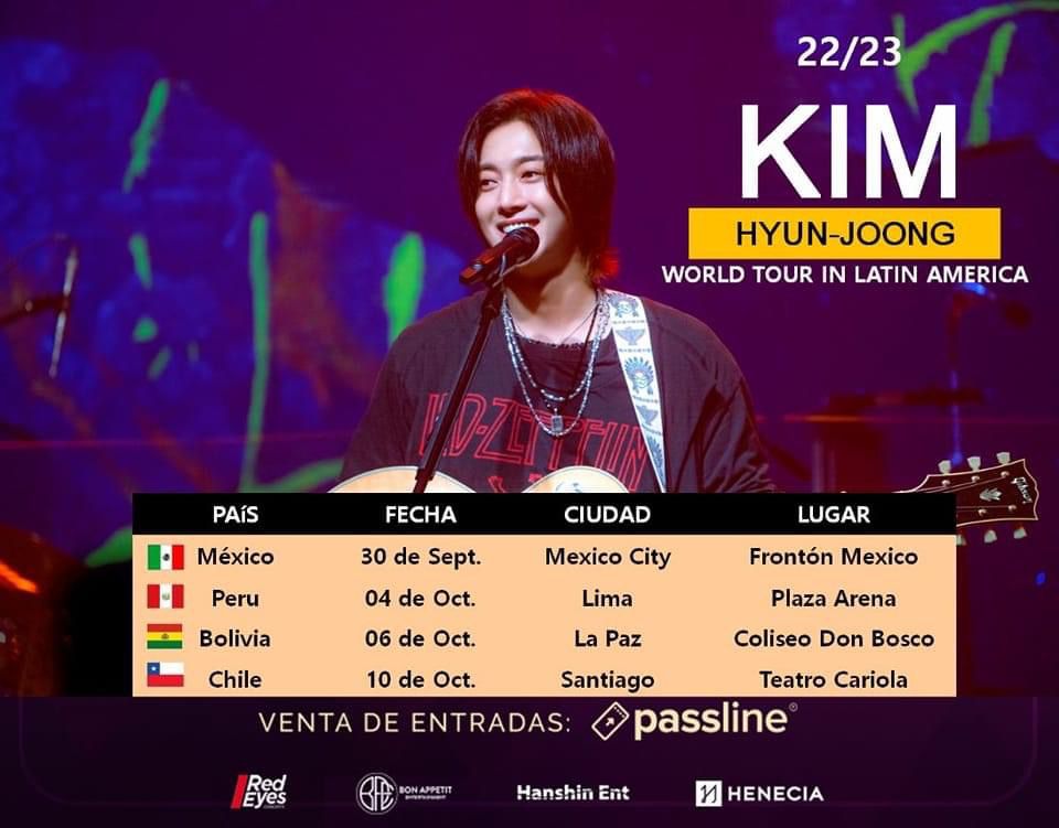 Kim Hyunjoong gira mundial latinoamérica