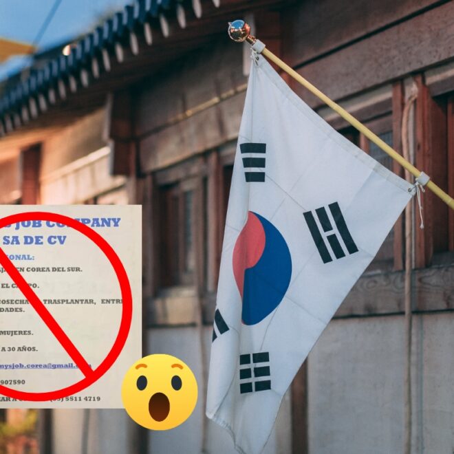 ¡Cuidado! Embajada de México alerta sobre falsas ofertas de trabajo en Corea