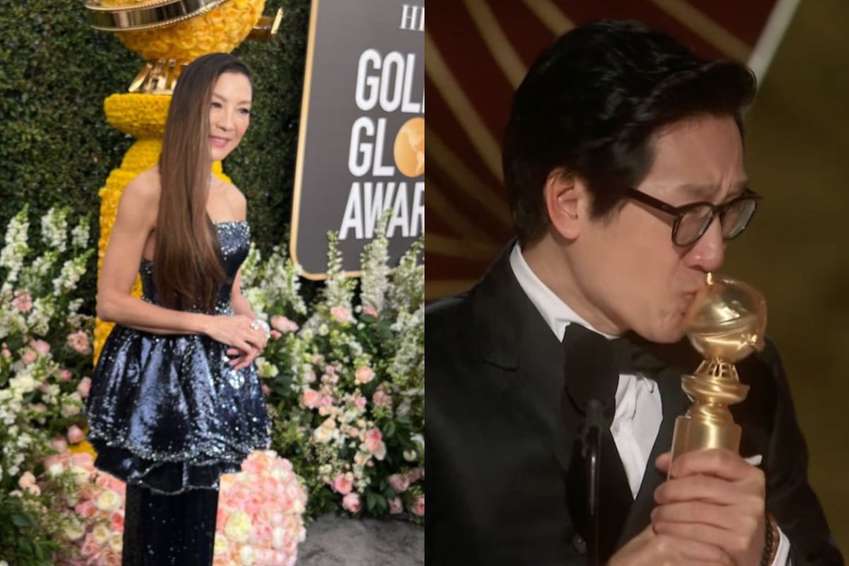 Michelle Yeoh en los Golden Globes